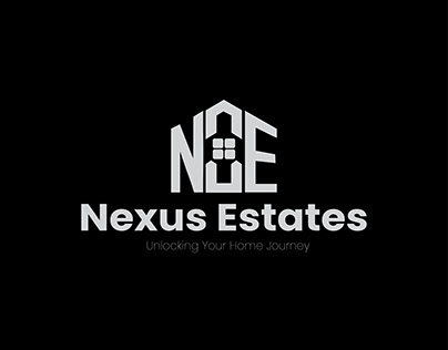 Logo Design Real Estate Company Name - Nexus Estates