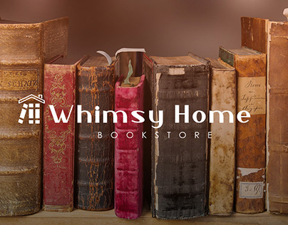 WHIMSY HOME BOOKSTOTE-LOGOTYPE & BRANDING