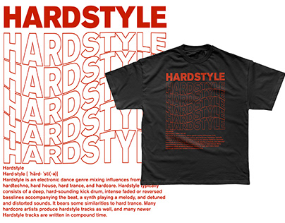 Hardstyle Dance T-Shirt Design