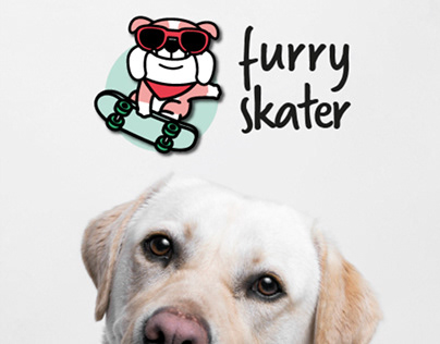 Furry Skater Dog Food Branding Design