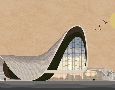 'Neo-Futurism' - Heydar Aliyev Center, Baku, Azerbaijan