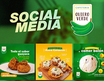 Cafetería Quiero Verde Social Media