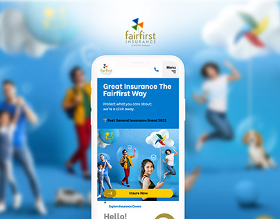 Fairfirst Insurance website design