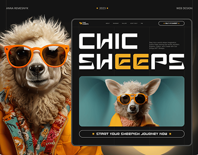 CHIC SHEEPS | NFT | Landing page