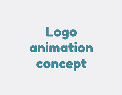 Concept of logo animation Impossible shape