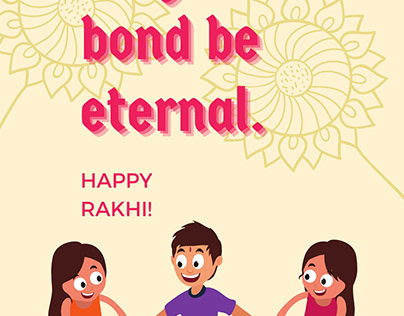 Happy Rakhi ! (POSTER DESIGN)
