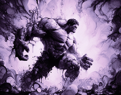 Purple Hulk - Illustration