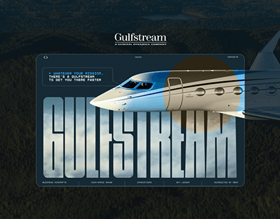 Gulfstream | Corporate website Redesign