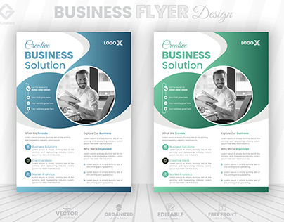 Creative commercial Business Flyer Design