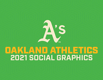 2021 Oakland Athletics Social Graphics