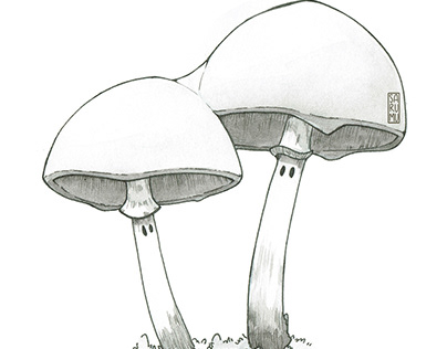 Ink Mushrooms