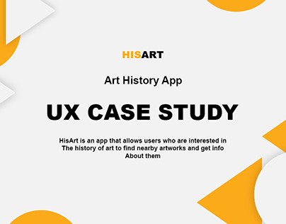 HisArt - UX Case Study