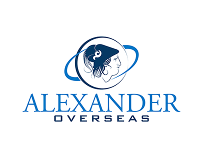 Alexander overseas Logo Designing Import export Firm