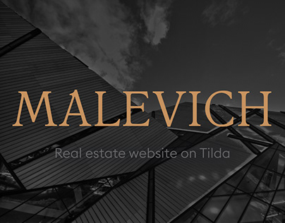 Real estate site on Tilda