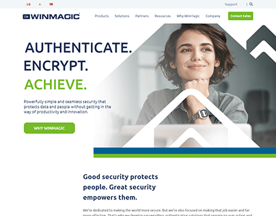 Website Design And Development for WINMAGIC.