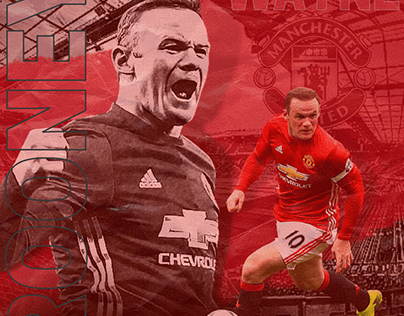 Flyer Esportivo - Wayne Rooney - Manchester United