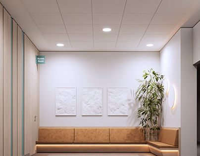 Typical Floor Waiting Area, Nursing station & Corridor