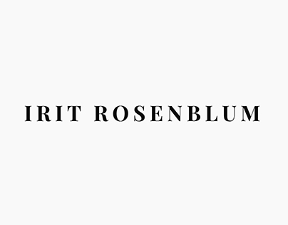 IRIT ROSENBLUM | website design