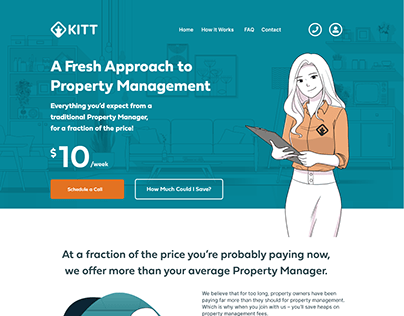 KITT Website UI/UX Design