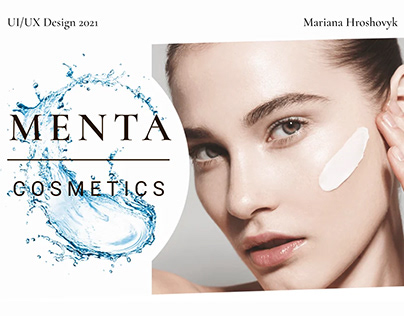 MENTA cosmetics e-commerce redesign