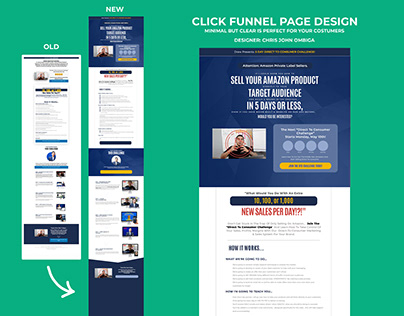 Clickfunnel Design for 5-Day Challenge