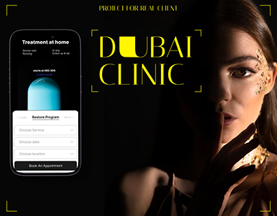 A real project Website for a clinic in Dubai