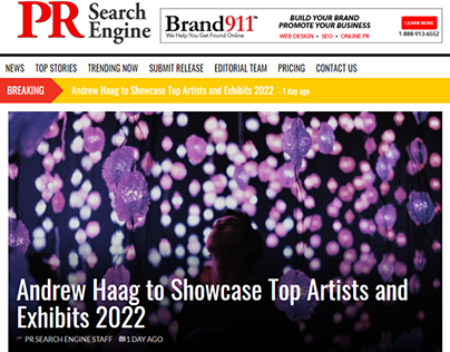 Andrew Haag to Showcase Top Artists and Exhibits 2022