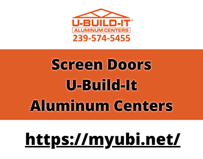 Screen Doors U-Build-It Aluminum Centers