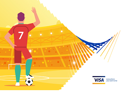 FIFA World Cup Ticket Sales Campaign illustration