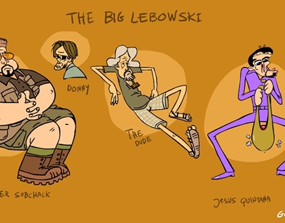 Jesus (the big lebowski) gif animation cycle