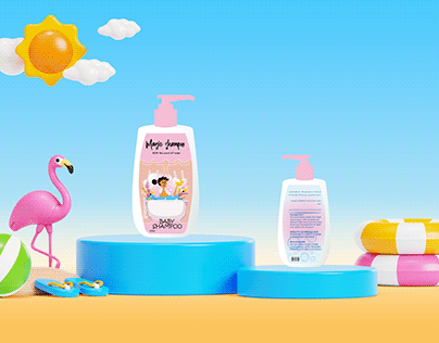 label baby shampoo
