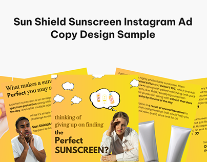 Sun Shield Sunscreen Instagram Ad Copy