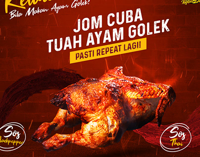 Marketing Poster for Tuah Ayam Golek
