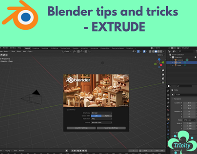 Blender tips and tricks - extrude