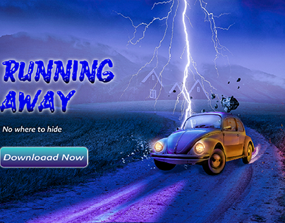 Running Away game Ad