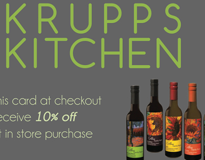 Krupps Kitchen Rebranding Trade Fair Postcard