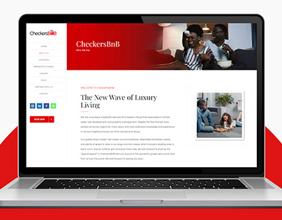 CheckersBNB - Website Design