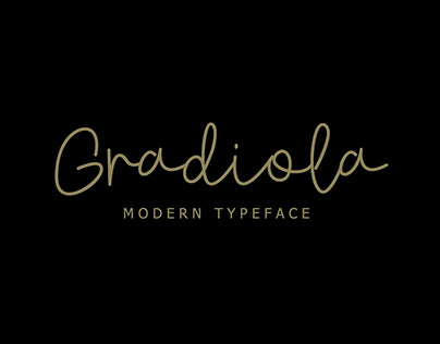 Free Gradiola Script Font