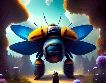 "Buzzing Giants: The Enormous Bob-Bumblebee"