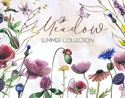 Watercolor Meadow collection