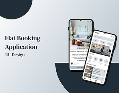 flat booking mobile design