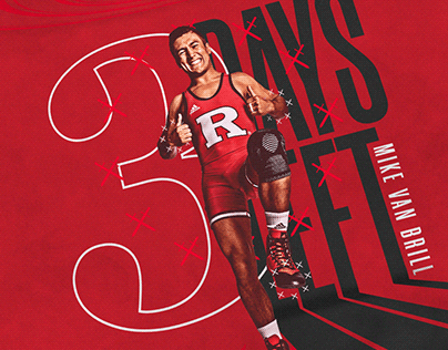 2019-20 Rutgers Wrestling - Graphic Design