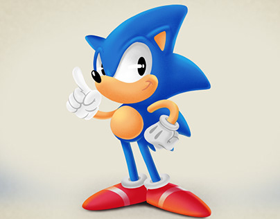 Sonic speed paint