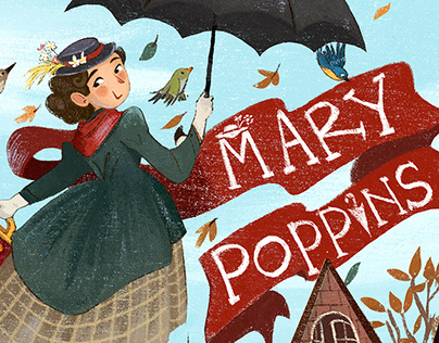 Mary Poppins Cover Mockup