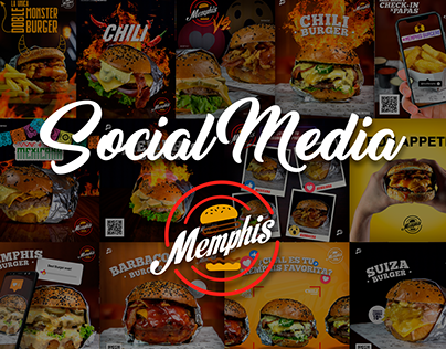 Social Media Content - Memphis Burger