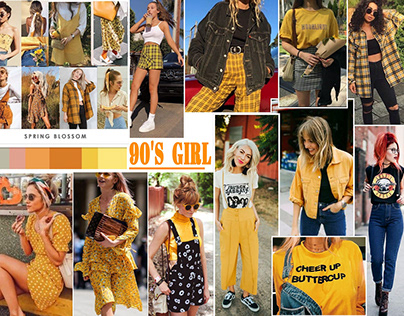 90'S Mood Board for SS19 by ME