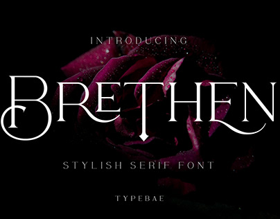 Berthen - Stylish Serif Font