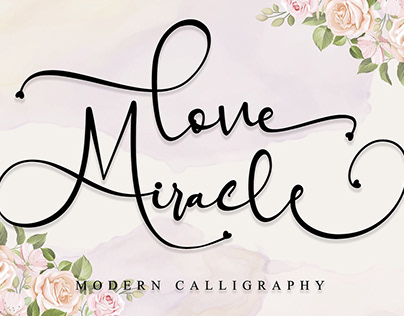 Love Miracle Handwritten Font