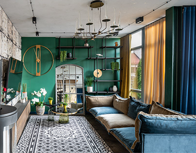 Vibrant Interior in Vilnius by Elis Home design