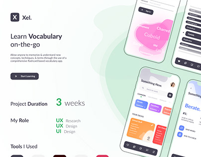 Xel. Vocabulary App: Vocab on-the-go